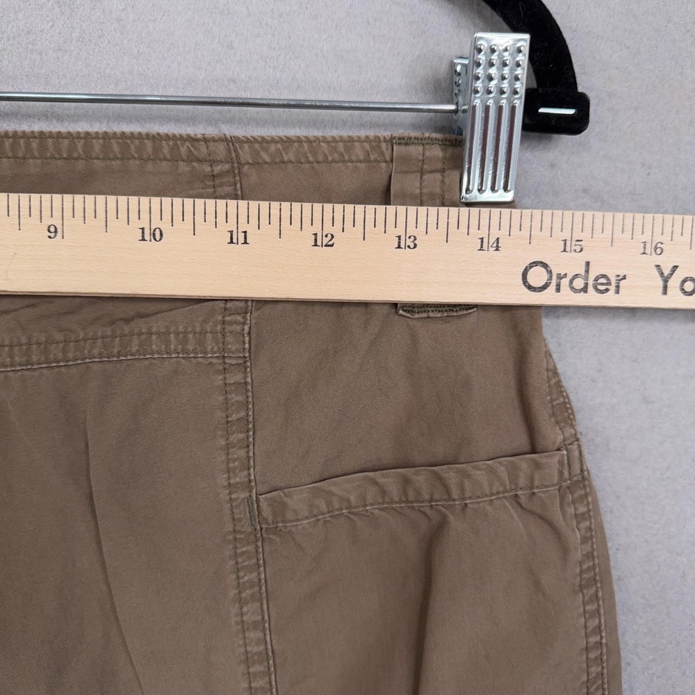 Patagonia Shorts Womens 0 Brown Organic Cotton Utility Hiking Bermuda Roll Tab - Picture 10 of 13